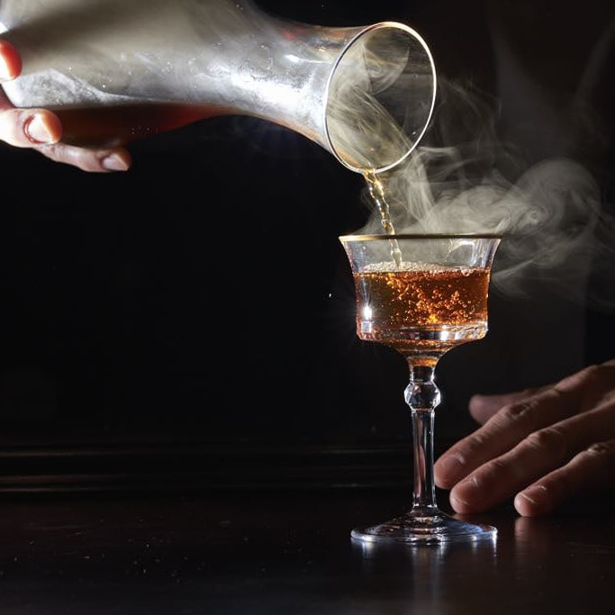Smokey Rum Martinez